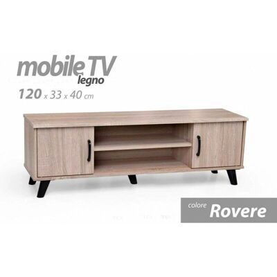 Webmarketpoint Aparador bajo de roble - Mueble para TV Webmarketpoint Aparador bajo de roble - Mueble para TV
