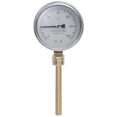 Tecnomat by Bricoman - Ferrari - Ø80 - 0-120°C - Termometro Tecnomat by Bricoman - Ferrari - Ø80 - 0-120°C - Termometro