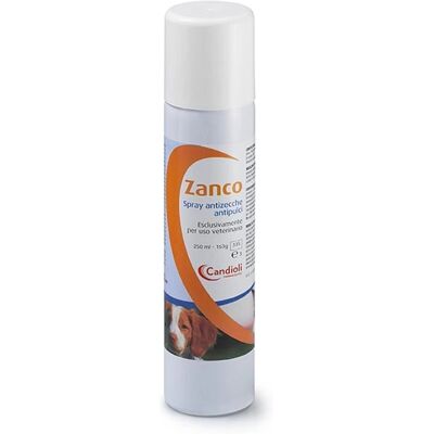 Candioli Zanco Spray - Trattamento antiparassitario per cani e gatti Candioli Zanco Spray - Trattamento antiparassitario per cani e gatti