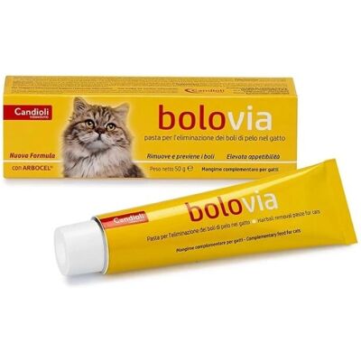Pasta per peli di gatto Candioli - 50g - Favorisce l'eliminazione dei boli di pelo Pasta per peli di gatto Candioli - 50g - Favorisce l'eliminazione dei boli di pelo