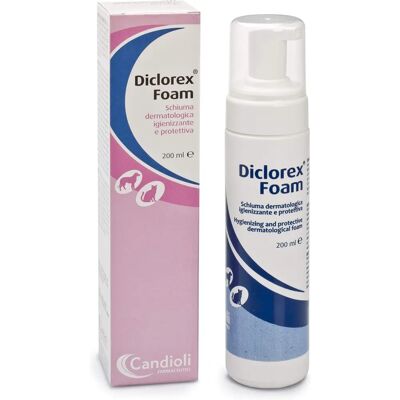 Candioli Diclorex Schiuma Dermatologica per Animali - 200ml Candioli Diclorex Schiuma Dermatologica per Animali - 200ml