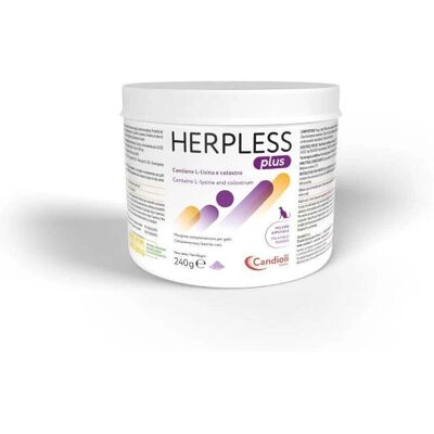 Polvere Herpless Plus di Candioli - Supporta il sistema immunitario dei gatti Polvere Herpless Plus di Candioli - Supporta il sistema immunitario dei gatti