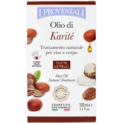 Huile de karité visage et corps 100 ml Provenzali Huile de karité visage et corps 100 ml Provenzali