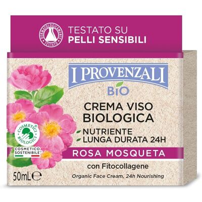 Crema Viso Bio Rosa Mosqueta Provenzali - Nutriente e Idratante Crema Viso Bio Rosa Mosqueta Provenzali - Nutriente e Idratante