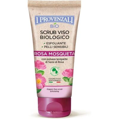 Bio-škrabání na obličej Provenzali s růžovou šťávou - 75 ml Bio-škrabání na obličej Provenzali s růžovou šťávou - 75 ml
