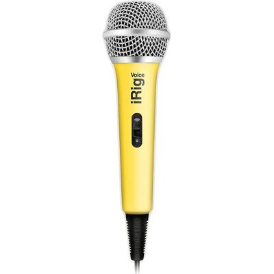 IK Multimedia iRig Mic Voice - Giallo - Microfono per vocali e karaoke IK Multimedia iRig Mic Voice - Giallo - Microfono per vocali e karaoke