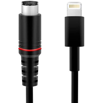 Câble Lightning vers Mini-DIN IK Multimedia - 0,6 m Noir Câble Lightning vers Mini-DIN IK Multimedia - 0,6 m Noir