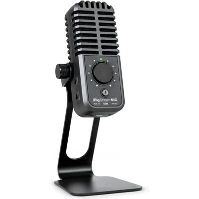 IK Multimedia iRig Stream Mic USB - Compact Streaming Microphone - Microphone IK Multimedia iRig Stream Mic USB - Compact Streaming Microphone - Microphone