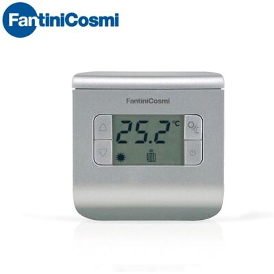 FANTINI COSMI - CH111 - Argent - Fixation murale - Thermostat - Publicité FANTINI COSMI - CH111 - Argent - Fixation murale - Thermostat - Publicité