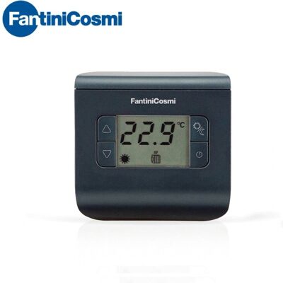 Thermostat d'ambiance numérique Fantini Cosmi - Montage mural - Mode confort - Publicité Thermostat d'ambiance numérique Fantini Cosmi - Montage mural - Mode confort - Publicité
