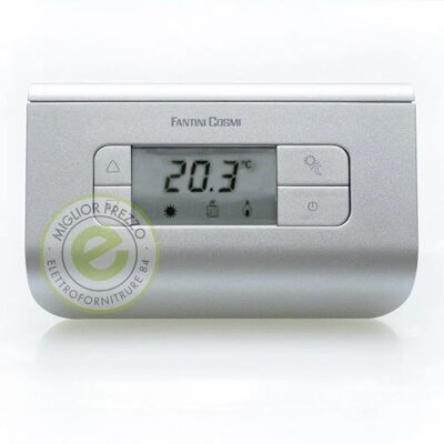 Termostato Digitale Ambiente Fantini Cosmi - 3 Temperature, Batteria, Parete Termostato Digitale Ambiente Fantini Cosmi - 3 Temperature, Batteria, Parete
