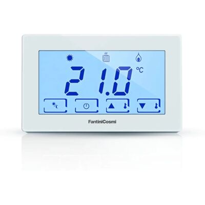 Termostato Touchscreen Fantini Cosmi CH120 - Bianco - Controllo Riscaldamento & Climatizzazione Termostato Touchscreen Fantini Cosmi CH120 - Bianco - Controllo Riscaldamento & Climatizzazione
