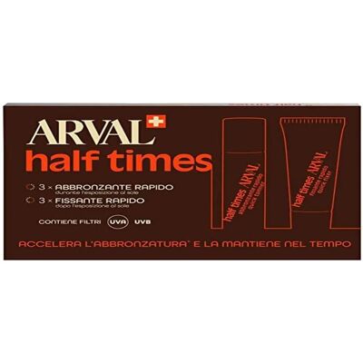 Arval Marcă Half Times SPF 6 Bronzare Rapidă + Sistem de Fixare Arval Marcă Half Times SPF 6 Bronzare Rapidă + Sistem de Fixare