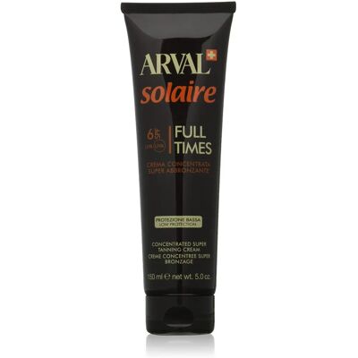 Arval Full Times SPF6 Crème - Crème de Bronzage Intensive 150ml - Publicité Arval Full Times SPF6 Crème - Crème de Bronzage Intensive 150ml - Publicité