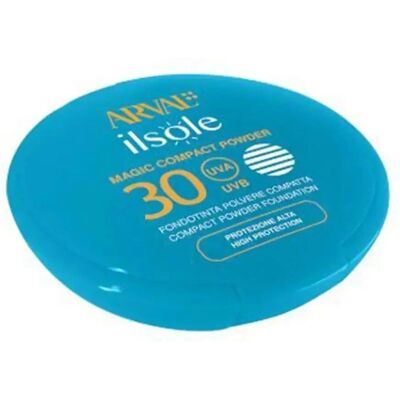 Arval Il Sole - Polvere Compatta SPF 30 - Beige Ambra - Fondotinta Compatibile Arval Il Sole - Polvere Compatta SPF 30 - Beige Ambra - Fondotinta Compatibile