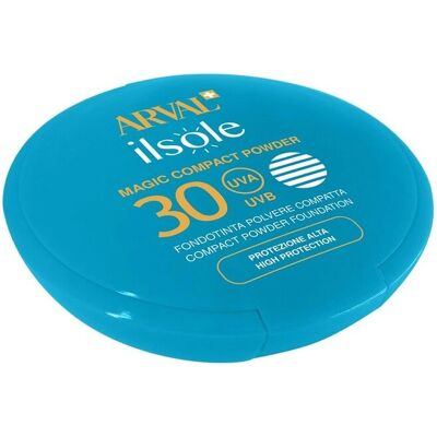 Polvere Compatta SPF 30 Arval Sun - Beige Bisque Polvere Compatta SPF 30 Arval Sun - Beige Bisque