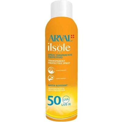 Arval Sun SPF 50 Przezroczysty Spray - Ochrona przeciwsłoneczna dla ciała i włosów Arval Sun SPF 50 Przezroczysty Spray - Ochrona przeciwsłoneczna dla ciała i włosów