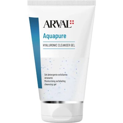 Gel Nettoyant Hydratant à l'Acide Hyaluronique Arval Aquapure - Nettoyage Doux 150ml - Publicité Gel Nettoyant Hydratant à l'Acide Hyaluronique Arval Aquapure - Nettoyage Doux 150ml - Publicité