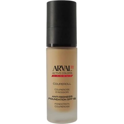 Arval Couperoll Fondotinta Anti-rossore SPF15 - Beige Caldo - Fondotinta Arval Couperoll Fondotinta Anti-rossore SPF15 - Beige Caldo - Fondotinta