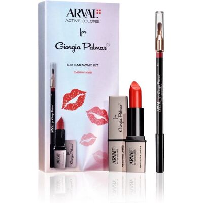Arval Cherry Kiss Sminkesett - Leppestift & Leppenkontur Arval Cherry Kiss Sminkesett - Leppestift & Leppenkontur