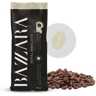 Bazzara - Nepal Himalaya - Pochodzenie Nepal - 250g - Ziarna kawy Bazzara - Nepal Himalaya - Pochodzenie Nepal - 250g - Ziarna kawy