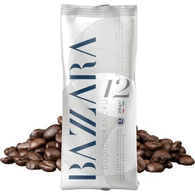 Café en grains Bazzara Dodicigrancru - 250g - Publicité Café en grains Bazzara Dodicigrancru - 250g - Publicité