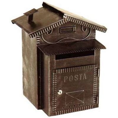 Bricoman Tecnomat Zewnętrzna skrzynka na listy z kieszenią na chleb - 41x27x27 cm Bricoman Tecnomat Zewnętrzna skrzynka na listy z kieszenią na chleb - 41x27x27 cm