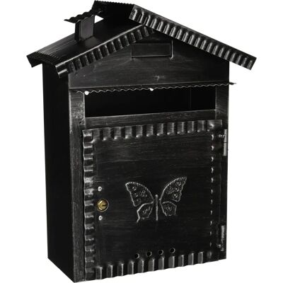 VIGOR BLINKY - Caixa de correio antiga Ferro-Battuto 22x12x35H cm VIGOR BLINKY - Caixa de correio antiga Ferro-Battuto 22x12x35H cm