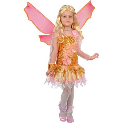 Ciao-Stella Tynix Kostym Winx Club Flicka 4-6 År - Kostym Ciao-Stella Tynix Kostym Winx Club Flicka 4-6 År - Kostym