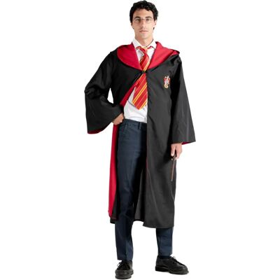 Harry Potter Gryffindor Tunika Kabát - Hímzett címer és nyakkendő - Felnőtt méret Harry Potter Gryffindor Tunika Kabát - Hímzett címer és nyakkendő - Felnőtt méret