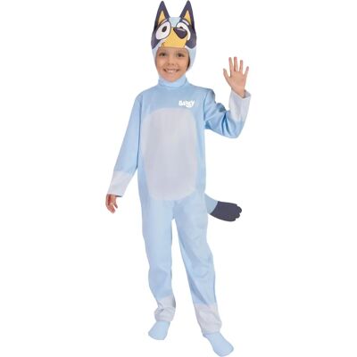 Bluey Kostym - Tryckt jumpsuit & huva - Barn 3-4 år Bluey Kostym - Tryckt jumpsuit & huva - Barn 3-4 år