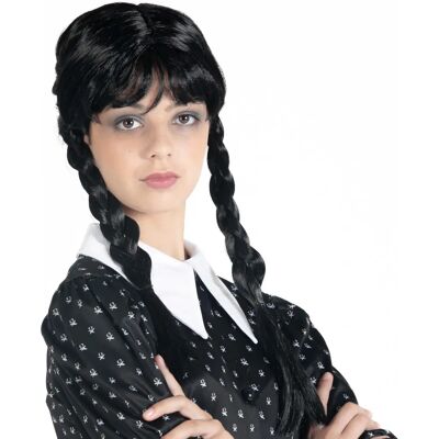 EPEE Ciao Czarna Wednesday Addams Peruka - Peruka EPEE Ciao Czarna Wednesday Addams Peruka - Peruka