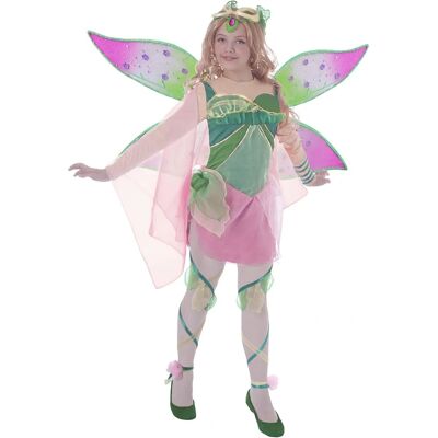 Lacey Wigs Flora Gyerek jelmez - Winx Club - Zöld Rózsaszín Kő - 4-6 év Lacey Wigs Flora Gyerek jelmez - Winx Club - Zöld Rózsaszín Kő - 4-6 év