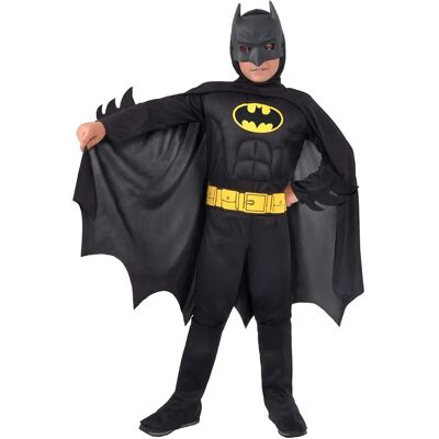 Batman Kostuum - Gepolsterde Borst - 10-12 Jaar Batman Kostuum - Gepolsterde Borst - 10-12 Jaar