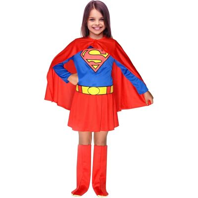 Déguisement Supergirl Rubies pour filles 8-10 ans - Costumes Déguisement Supergirl Rubies pour filles 8-10 ans - Costumes