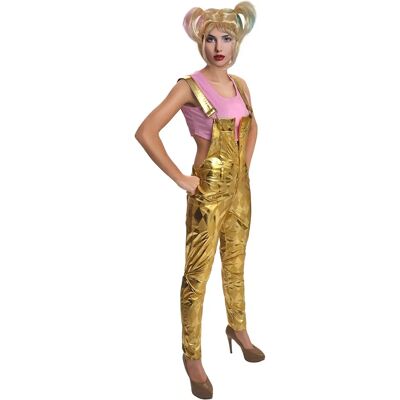 Lacey Wigs Harley Quinn Costume - Birds of Prey, Model, Pink/Gold/Blue Lacey Wigs Harley Quinn Costume - Birds of Prey, Model, Pink/Gold/Blue