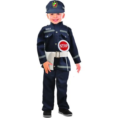 Ciao Srl - Verkeersagent Kostuum voor 4-6 Jaar Oud Ciao Srl - Verkeersagent Kostuum voor 4-6 Jaar Oud