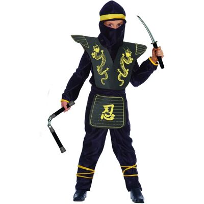 Ciao Srl. Zwart Ninja Kostuum - 6-8 jaar Ciao Srl. Zwart Ninja Kostuum - 6-8 jaar