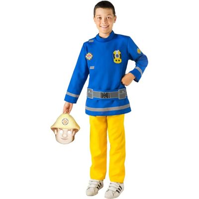 Ciao Srl. Blauw/Geel Brandweerkostuum - Kostuum Ciao Srl. Blauw/Geel Brandweerkostuum - Kostuum