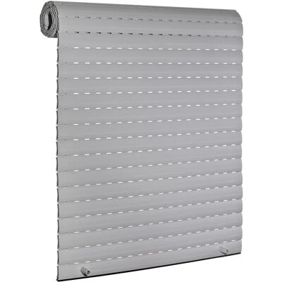 Bricoman Tecnomat Tapparella in Kit L 83x160cm PVC Grigio Bricoman Tecnomat Tapparella in Kit L 83x160cm PVC Grigio