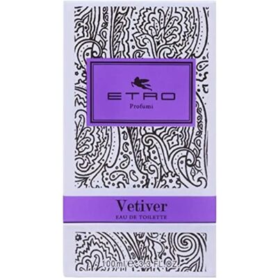 Etro Vetiver Eau de Toilette Unisex 100ml - Parfum boisé naturel - Publicité Etro Vetiver Eau de Toilette Unisex 100ml - Parfum boisé naturel - Publicité