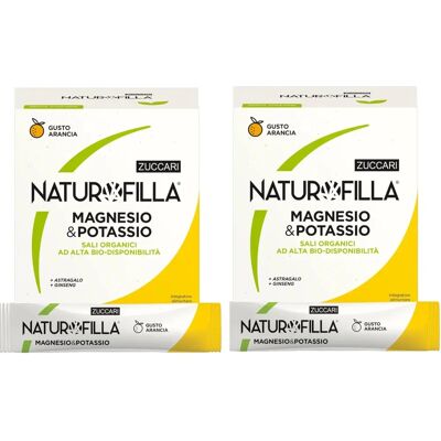Zuccari Naturofilla Magnesio e Potassio Arancia Polvere - Miscela Elettroliti Zuccari Naturofilla Magnesio e Potassio Arancia Polvere - Miscela Elettroliti