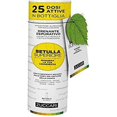 Zuccari Betulla Superiore - Supporto Detox Naturale - 250ml Integratore Alimentare Zuccari Betulla Superiore - Supporto Detox Naturale - 250ml Integratore Alimentare