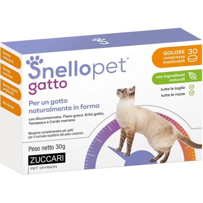 Zuccari Snellopet Gatto - Supporto Peso Naturale - Integratore per Animali Zuccari Snellopet Gatto - Supporto Peso Naturale - Integratore per Animali