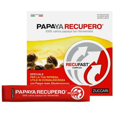 Zuccari Papaya Recupero - 14 Stick - Suplemento para debilidad estacional Zuccari Papaya Recupero - 14 Stick - Suplemento para debilidad estacional