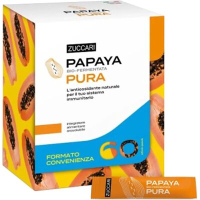 Zuccari Papaya Pura 60 Stick Pack - Supporto Immunitario & Antiossidante Zuccari Papaya Pura 60 Stick Pack - Supporto Immunitario & Antiossidante