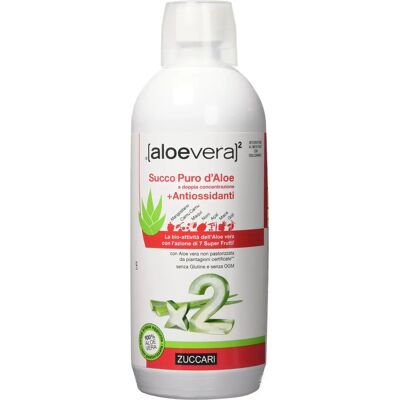 Zuccari Aloe Vera 1000ml - Succo di Aloe a Doppia Concentrazione Zuccari Aloe Vera 1000ml - Succo di Aloe a Doppia Concentrazione