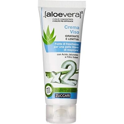Zuccari Aloe Vera 2 Crema Viso Idratante e Lenitiva - 50ml Zuccari Aloe Vera 2 Crema Viso Idratante e Lenitiva - 50ml
