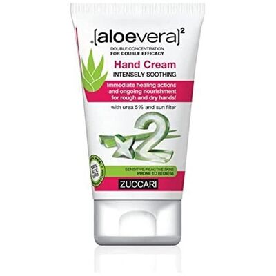 Crema Mani Aloe Vera 2 di Zuccari - Idratante e Lenitiva - 50ml Crema Mani Aloe Vera 2 di Zuccari - Idratante e Lenitiva - 50ml