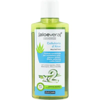 Zuccari Aloe Vera 2 Collutorio Multiattivo - 250ml - Contro carie, placca e tartaro Zuccari Aloe Vera 2 Collutorio Multiattivo - 250ml - Contro carie, placca e tartaro